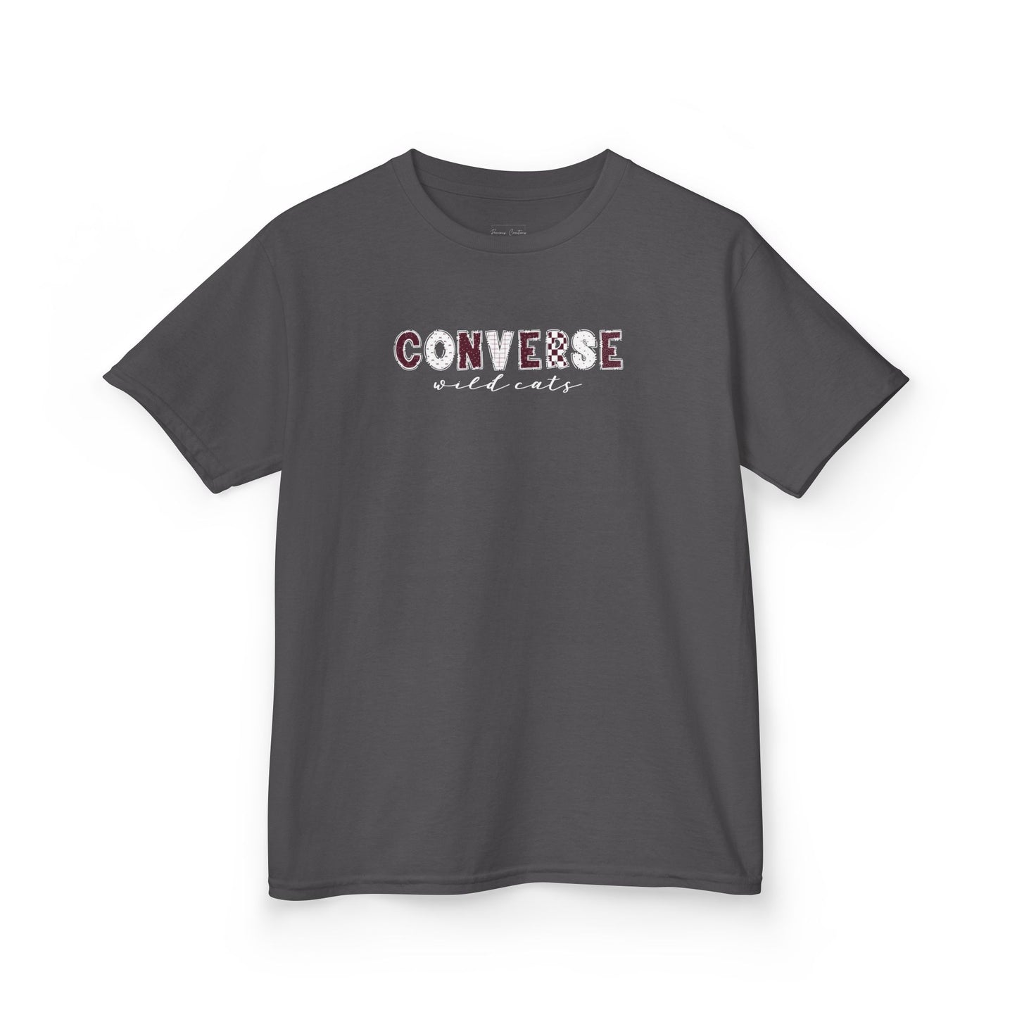 Gildan Kids Heavy Cotton Tee with Converse Wildcats Design, Cute Children's T-Shirt, School Spirit Apparel, Gift for Young Fans, Sporty Kids Wear