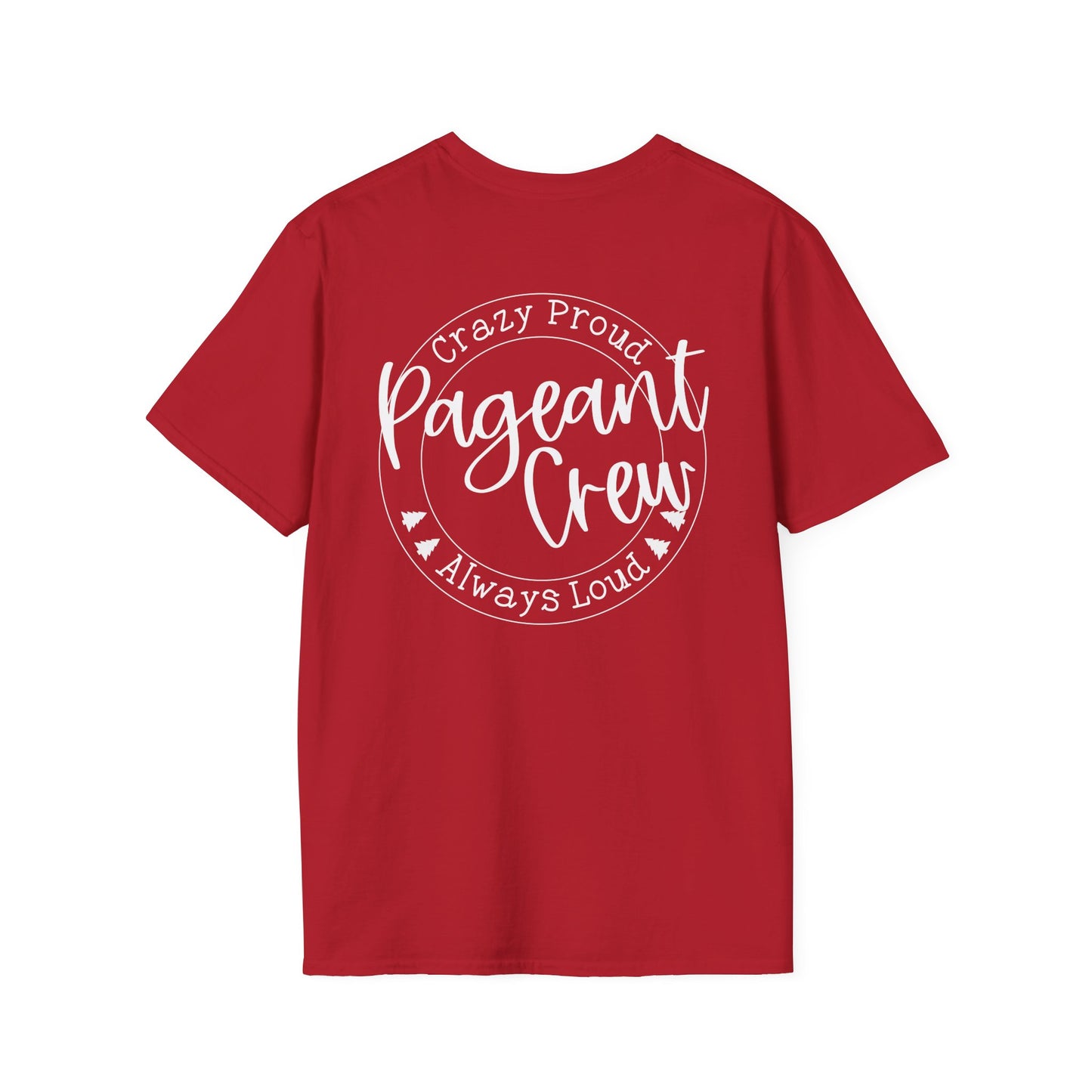Gordy Fundraiser - Gildan Crazy Proud Pageant Crew T-Shirt | Unisex Softstyle Tee for Pageant Supporters, Event Teams, Gifts, Celebrations, Fundraisers