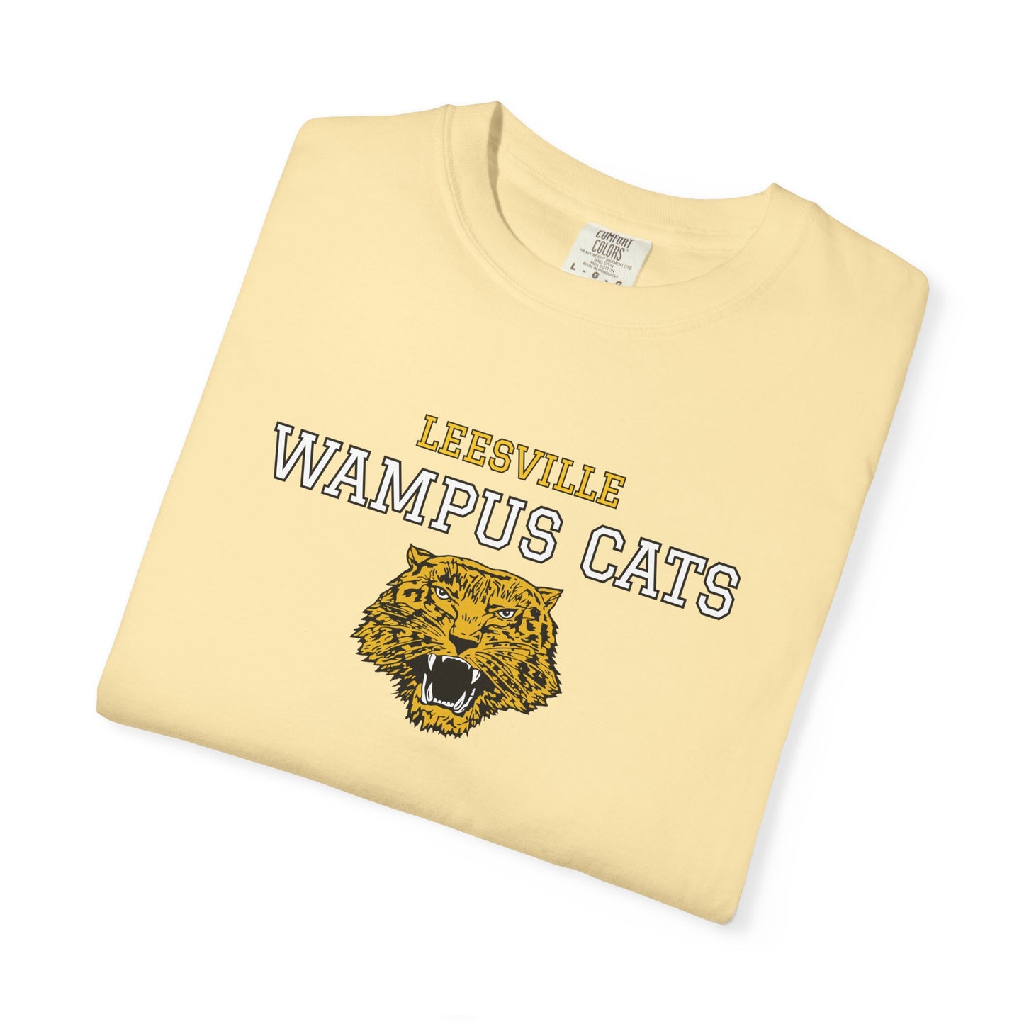 Comfort Colors Wampus Cats Unisex Garment-Dyed T-shirt, School Spirit Tee, Casual Wear, Unique Gift, School Apparel, Fan Merchandise