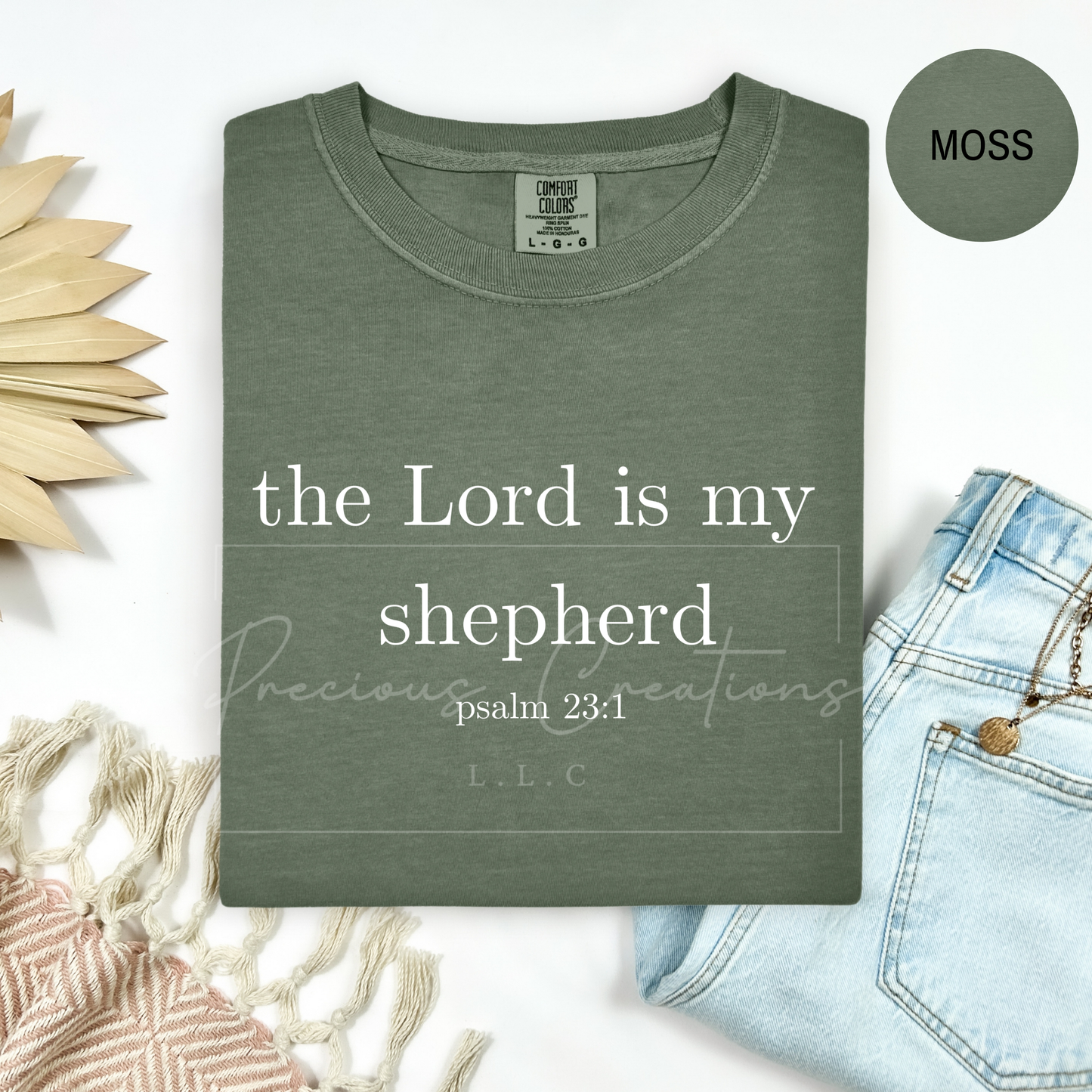 Psalm 23:1 Comfort Colors Tee