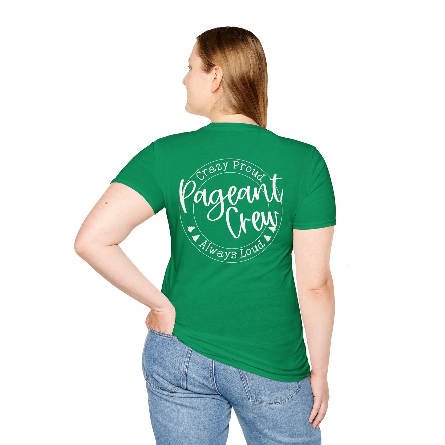 Gordy Fundraiser - Gildan Crazy Proud Pageant Crew T-Shirt | Unisex Softstyle Tee for Pageant Supporters, Event Teams, Gifts, Celebrations, Fundraisers