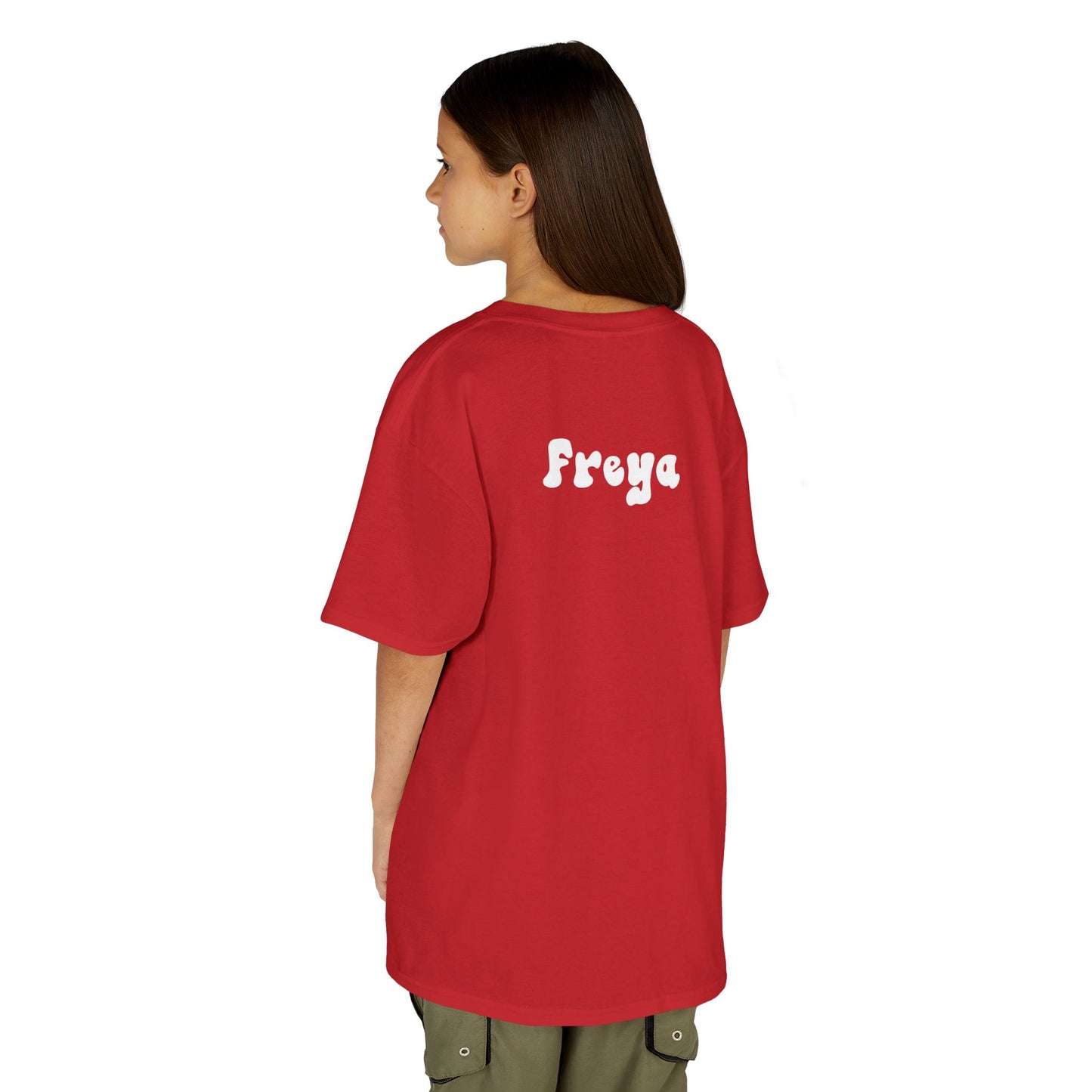 Custom Name Gildan Kids Heavy Cotton Tee with Pickering Design, Cute Children's T-Shirt, School Spirit Apparel, Gift for Young Fans, Sporty Kids Wear