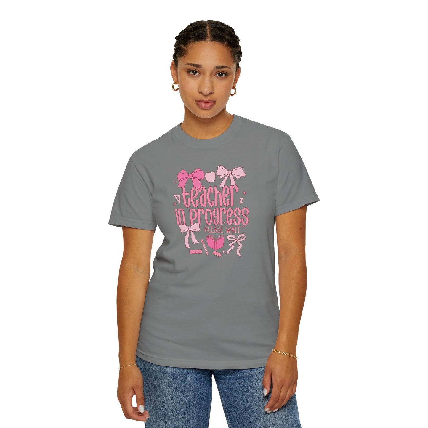 Comfort Colors Unisex Teacher in Progress T-Shirt - Perfect for Teachers, Back to School, Gifts, Classroom Apparel, Casual Wear