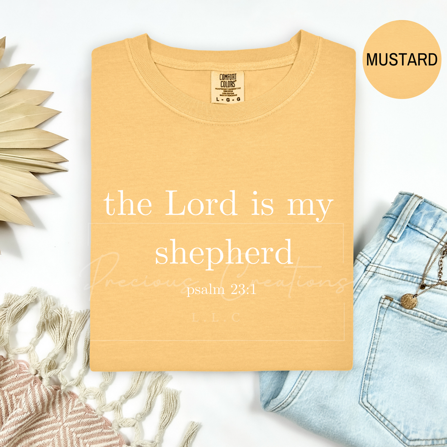 Psalm 23:1 Comfort Colors Tee