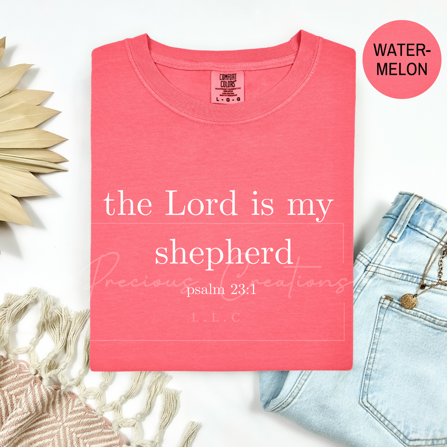 Psalm 23:1 Comfort Colors Tee