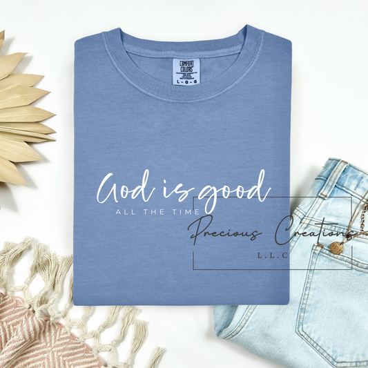 RTS XL Blue Jean Comfort Colors Pressed Shirt