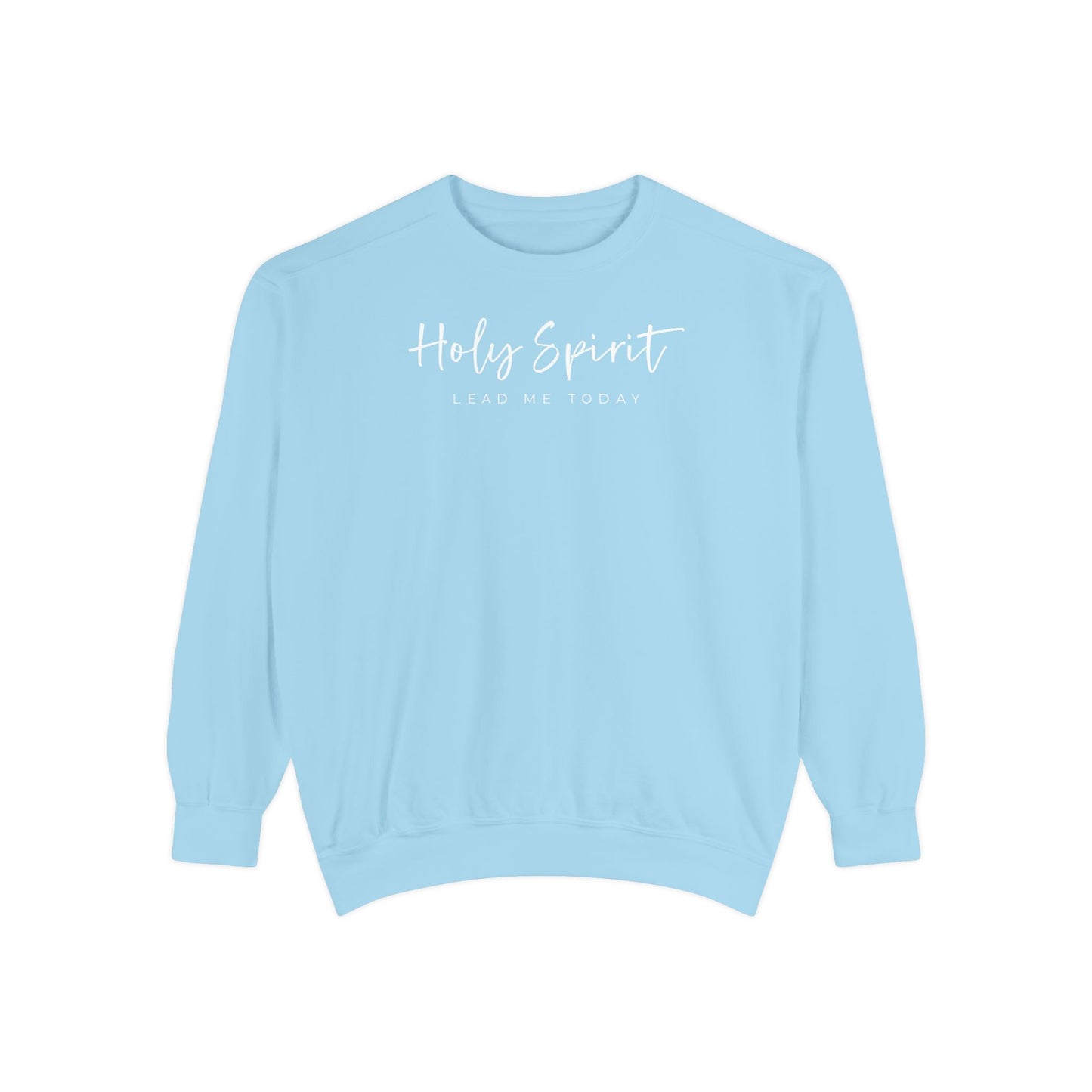 Comfort Colors Holy Spirit Sweatshirt, Spiritual Clothing, Faith-Based Apparel, Cozy Gift for Believers, Comfortable Everyday Wear