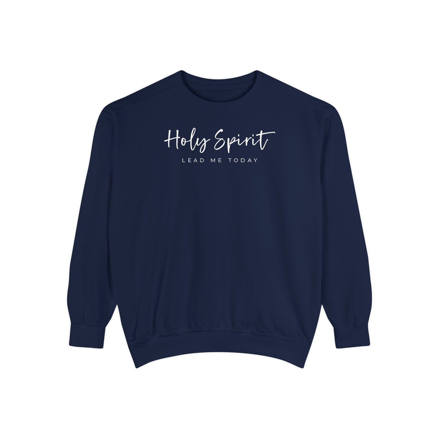 Comfort Colors Holy Spirit Sweatshirt, Spiritual Clothing, Faith-Based Apparel, Cozy Gift for Believers, Comfortable Everyday Wear