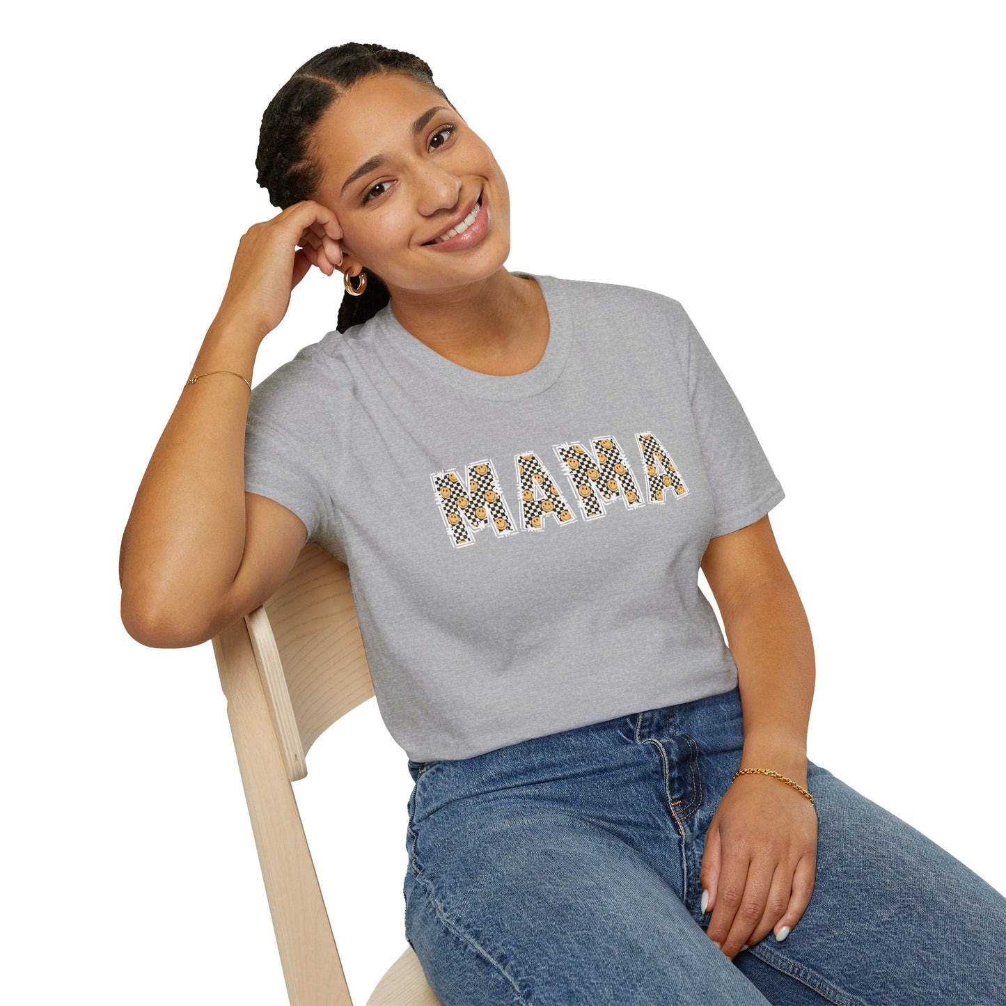 Mama Graphic Tee, Unisex Softstyle T-Shirt, Perfect Gift for Moms, Mother's Day Casual Wear, Everyday Style, Cute Mom Top