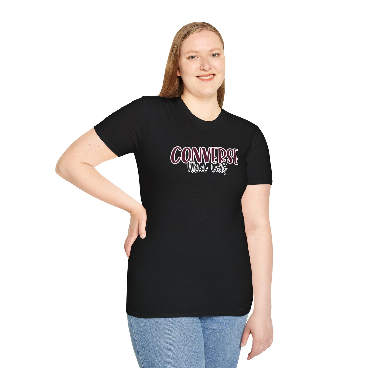 Gildan Converse Wildcats Style 2 Unisex Softstyle T-Shirt, Cute Graphic Tee, Team Spirit Shirt, Casual Wear, Gift for Fans