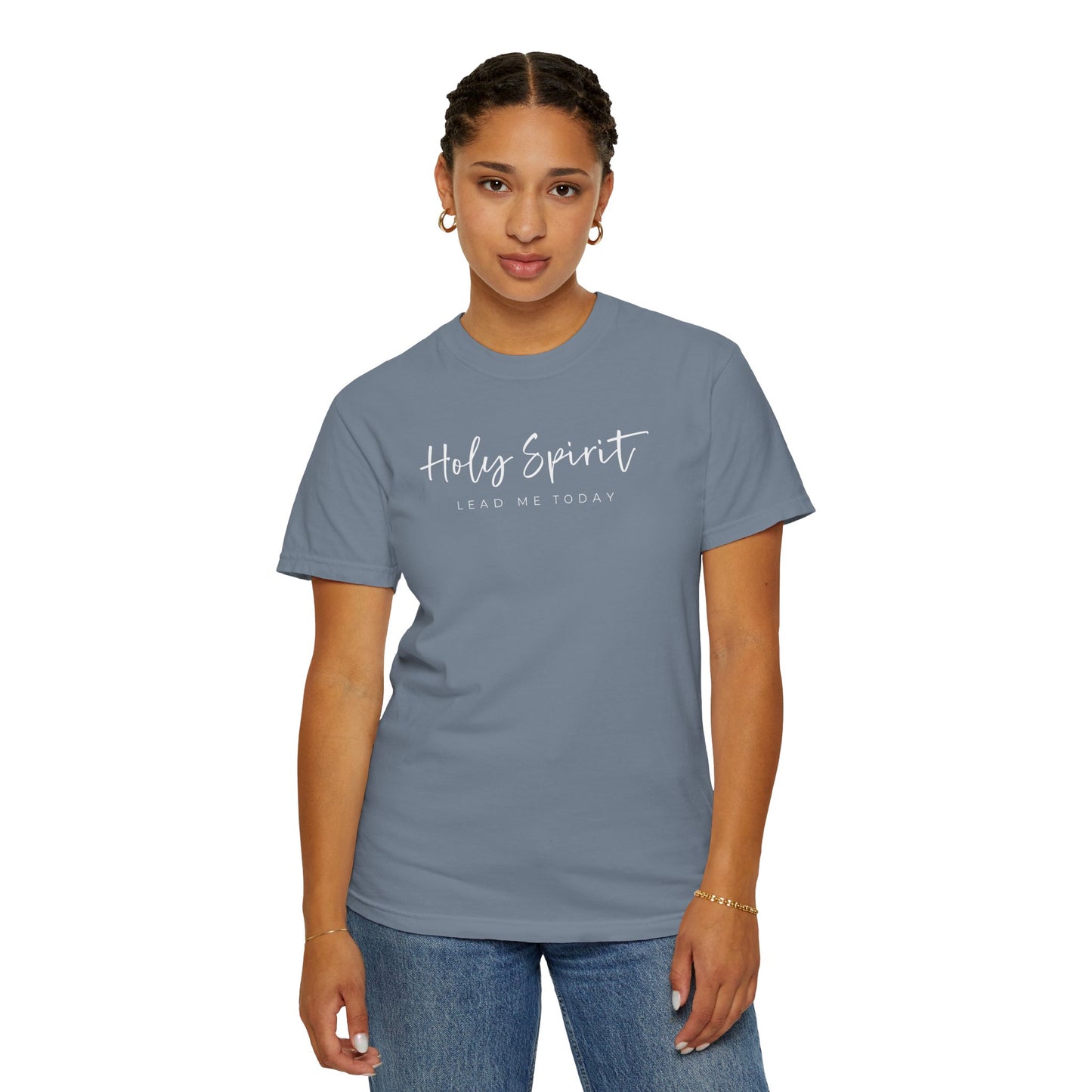 Comfort Colors Holy Spirit Unisex Garment-Dyed T-Shirt - Faith-Based Apparel for Everyday Wear, Spiritual Gift, Christian Tee, Inspirational Clothing