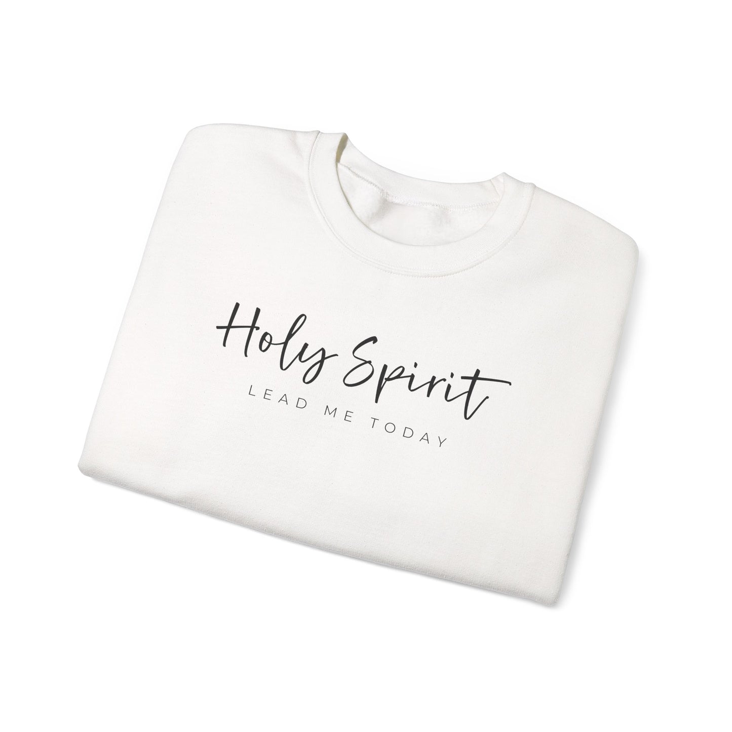 Gildan Comfortable Unisex Crewneck Sweatshirt - "Holy Spirit Lead Me Today" - Faithful Gift, Cozy Wear, Inspirational Apparel, Spiritual [...]