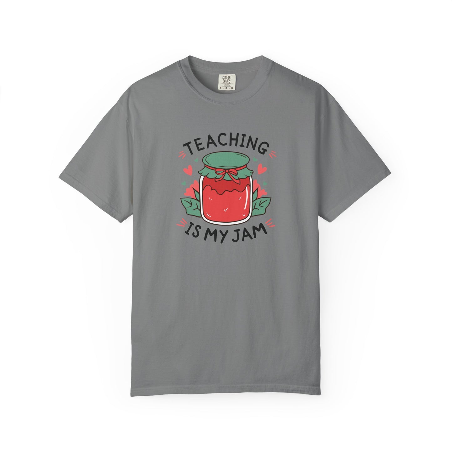 Comfort Colors Unisex Teaching is my Jam T-Shirt - Perfect for Teachers, Back to School, Gifts, Classroom Apparel, Casual Wear