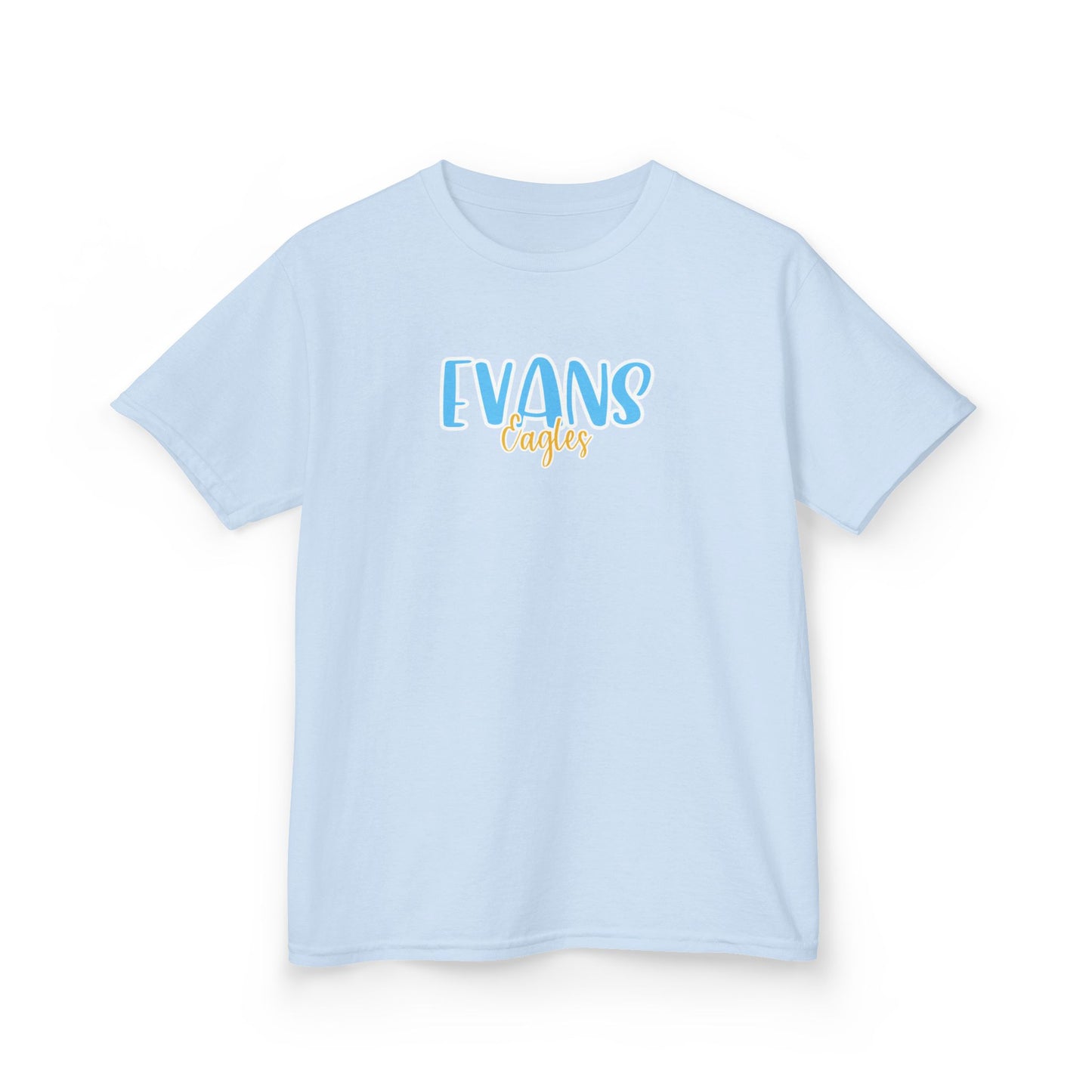Gildan Kids Heavy Cotton Tee with Evans Eagles Style 2 Design, Cute Children's T-Shirt, School Spirit Apparel, Gift for Young Fans, Sporty Kids Wear
