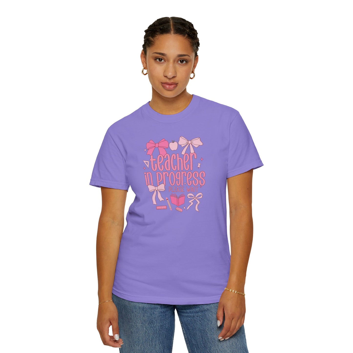 Comfort Colors Unisex Teacher in Progress T-Shirt - Perfect for Teachers, Back to School, Gifts, Classroom Apparel, Casual Wear
