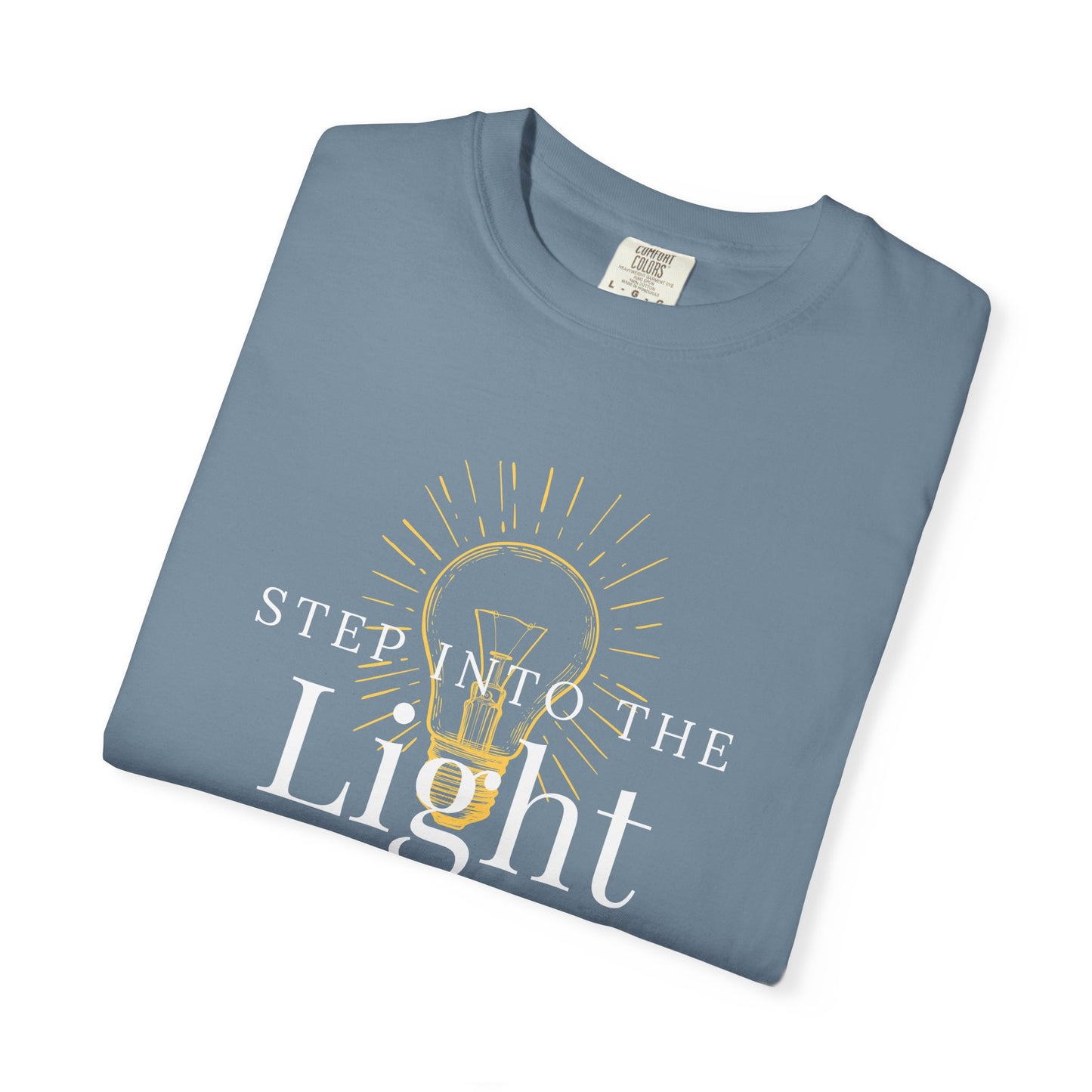 Light-Inspired Unisex T-Shirt, Inspirational Tee, Gift for Motivational Lovers, Casual Wear, Step into the Light Shirt