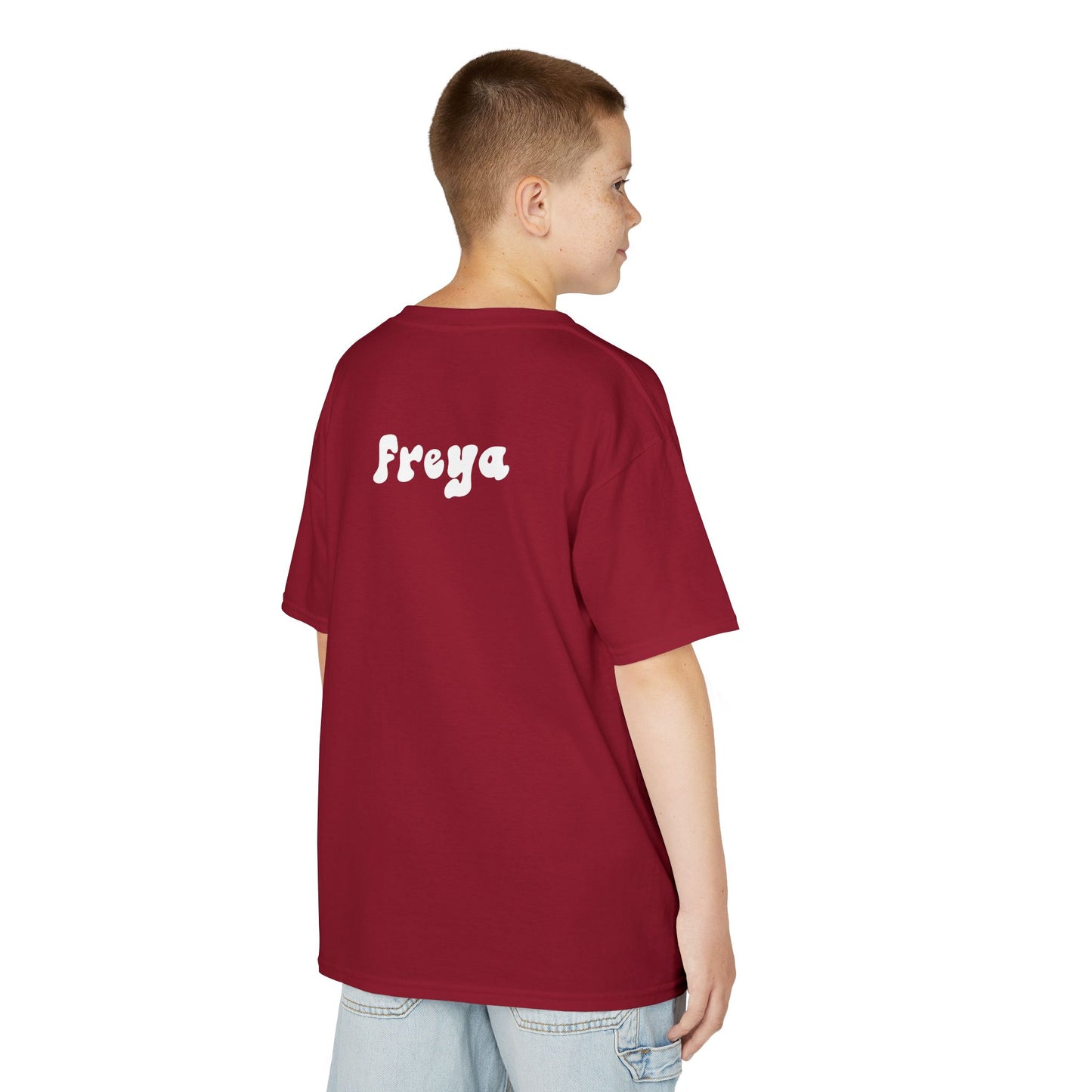 Custom Name Gildan Kids Heavy Cotton Tee with Pickering Design, Cute Children's T-Shirt, School Spirit Apparel, Gift for Young Fans, Sporty Kids Wear