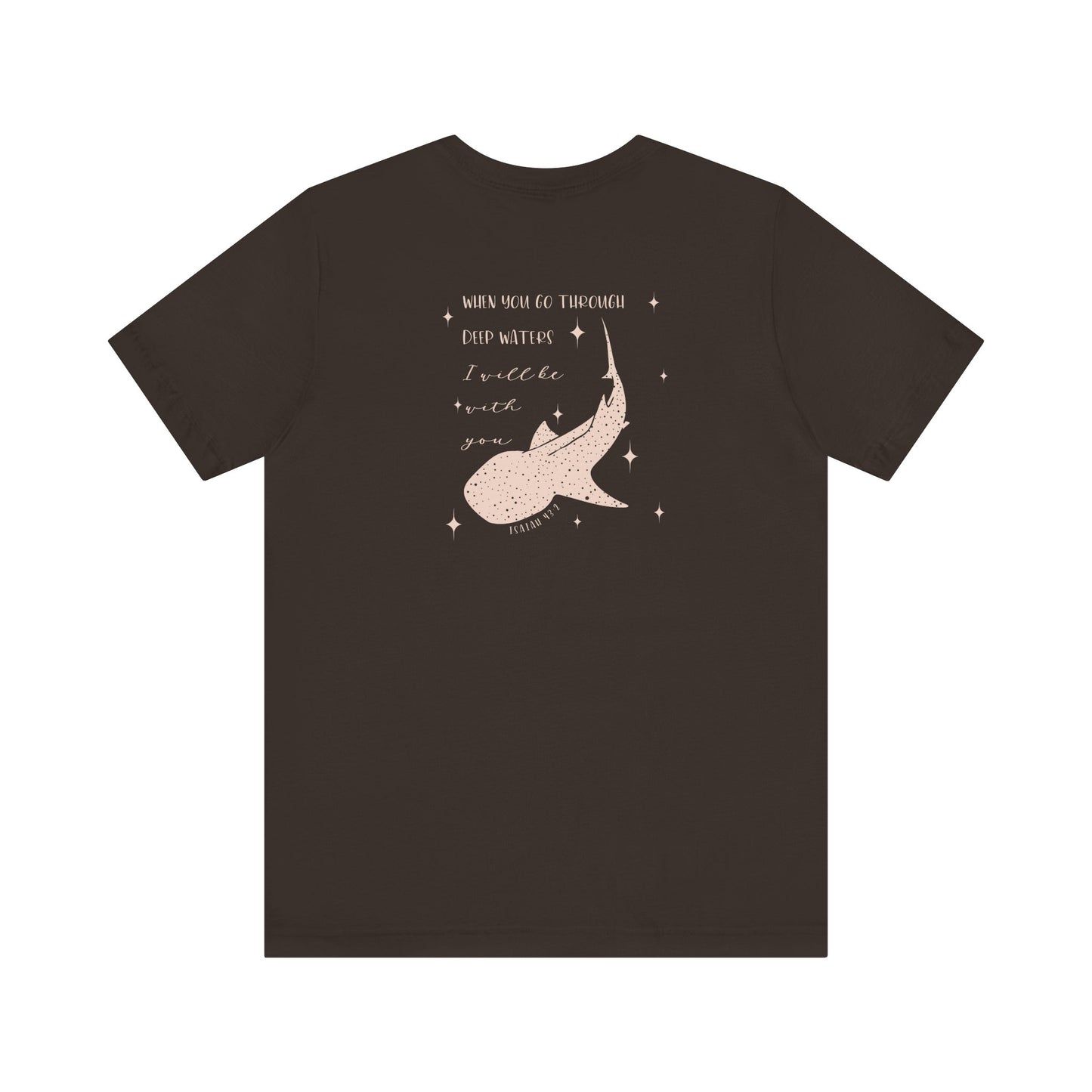 Gordy Fundraiser - Bella + Canvas Isaiah 43:2 Unisex Tee, Inspirational Quote, Casual Wear, Gift for Nature Lovers, Eco-Friendly, Everyday Comfort
