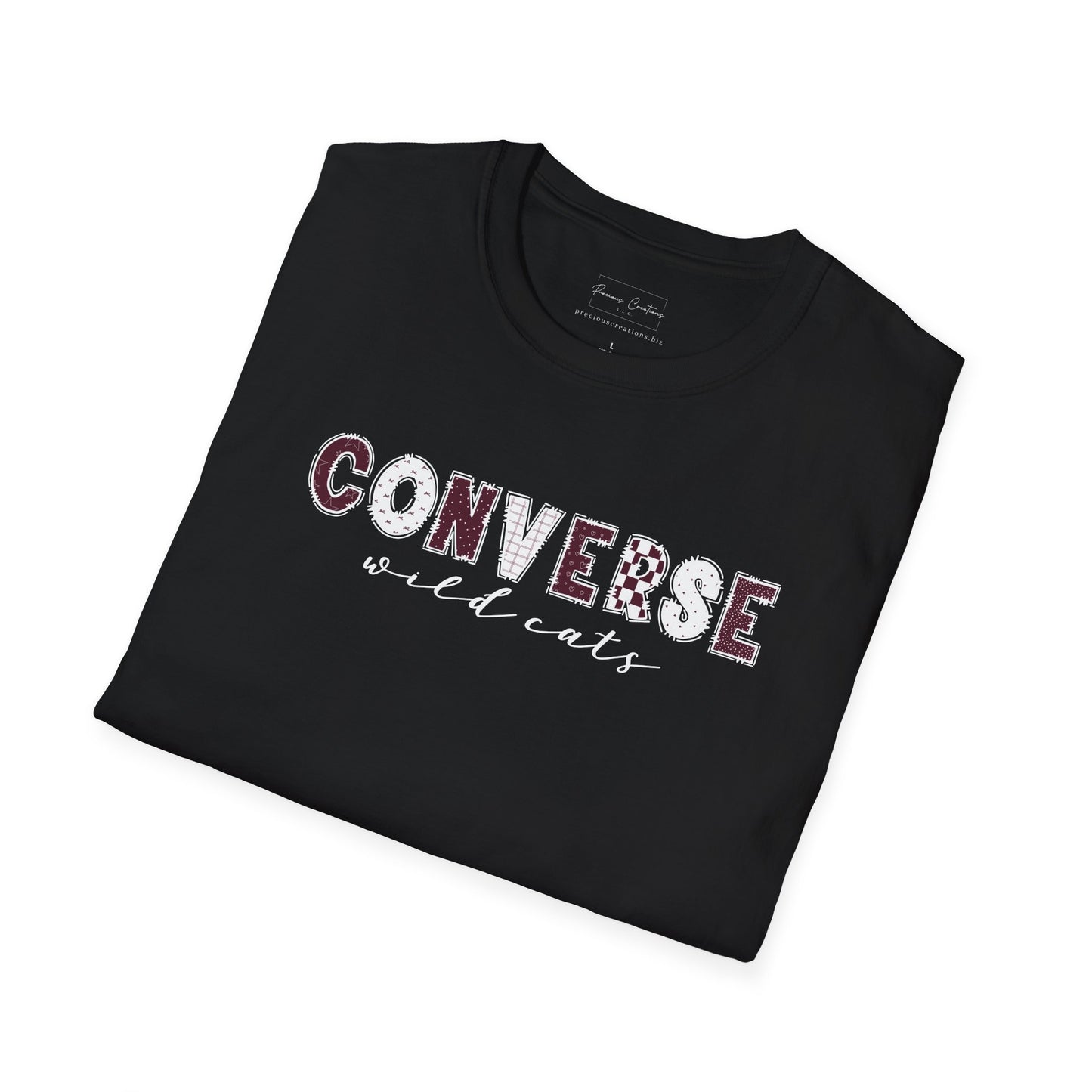 Gildan Converse Wildcats Unisex Softstyle T-Shirt, Cute Graphic Tee, Team Spirit Shirt, Casual Wear, Gift for Fans