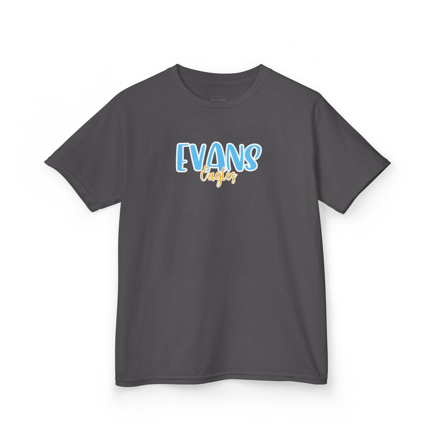 Gildan Kids Heavy Cotton Tee with Evans Eagles Style 2 Design, Cute Children's T-Shirt, School Spirit Apparel, Gift for Young Fans, Sporty Kids Wear