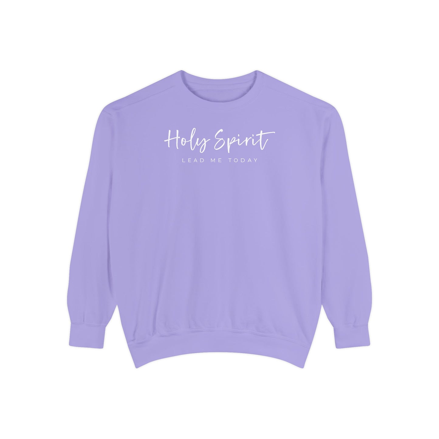 Comfort Colors Holy Spirit Sweatshirt, Spiritual Clothing, Faith-Based Apparel, Cozy Gift for Believers, Comfortable Everyday Wear