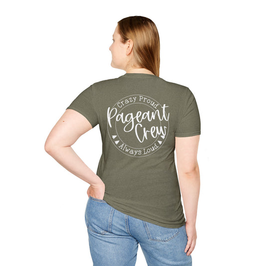 Gordy Fundraiser - Gildan Crazy Proud Pageant Crew T-Shirt | Unisex Softstyle Tee for Pageant Supporters, Event Teams, Gifts, Celebrations, Fundraisers