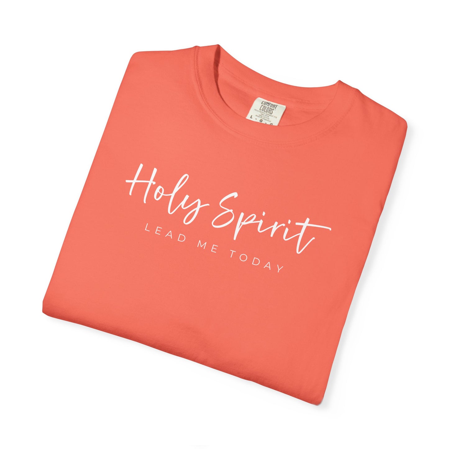 Comfort Colors Holy Spirit Unisex Garment-Dyed T-Shirt - Faith-Based Apparel for Everyday Wear, Spiritual Gift, Christian Tee, Inspirational Clothing