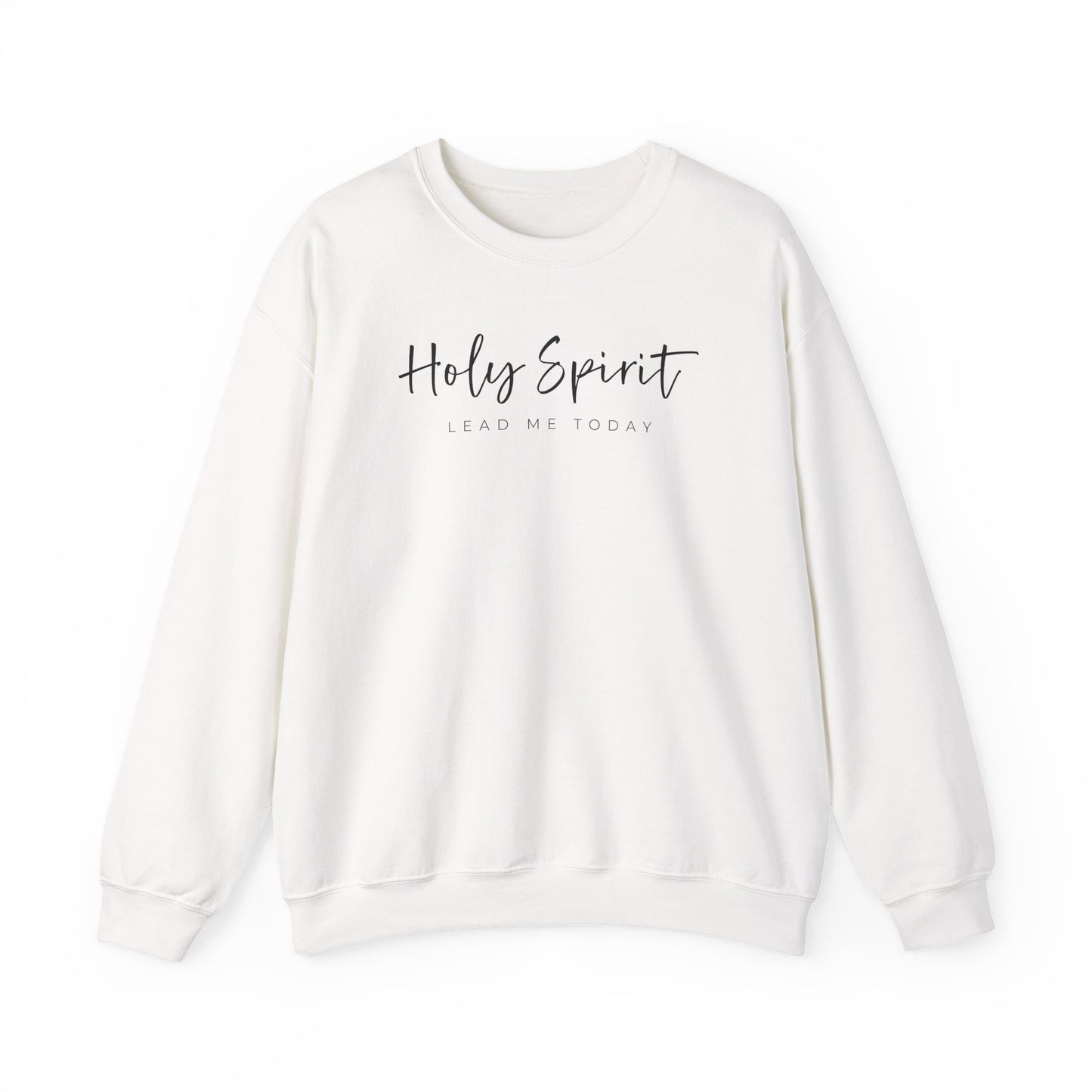 Gildan Comfortable Unisex Crewneck Sweatshirt - "Holy Spirit Lead Me Today" - Faithful Gift, Cozy Wear, Inspirational Apparel, Spiritual [...]