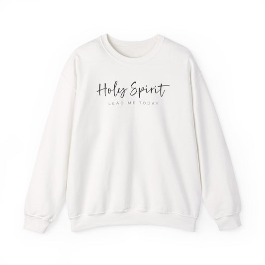 Gildan Comfortable Unisex Crewneck Sweatshirt - "Holy Spirit Lead Me Today" - Faithful Gift, Cozy Wear, Inspirational Apparel, Spiritual [...]