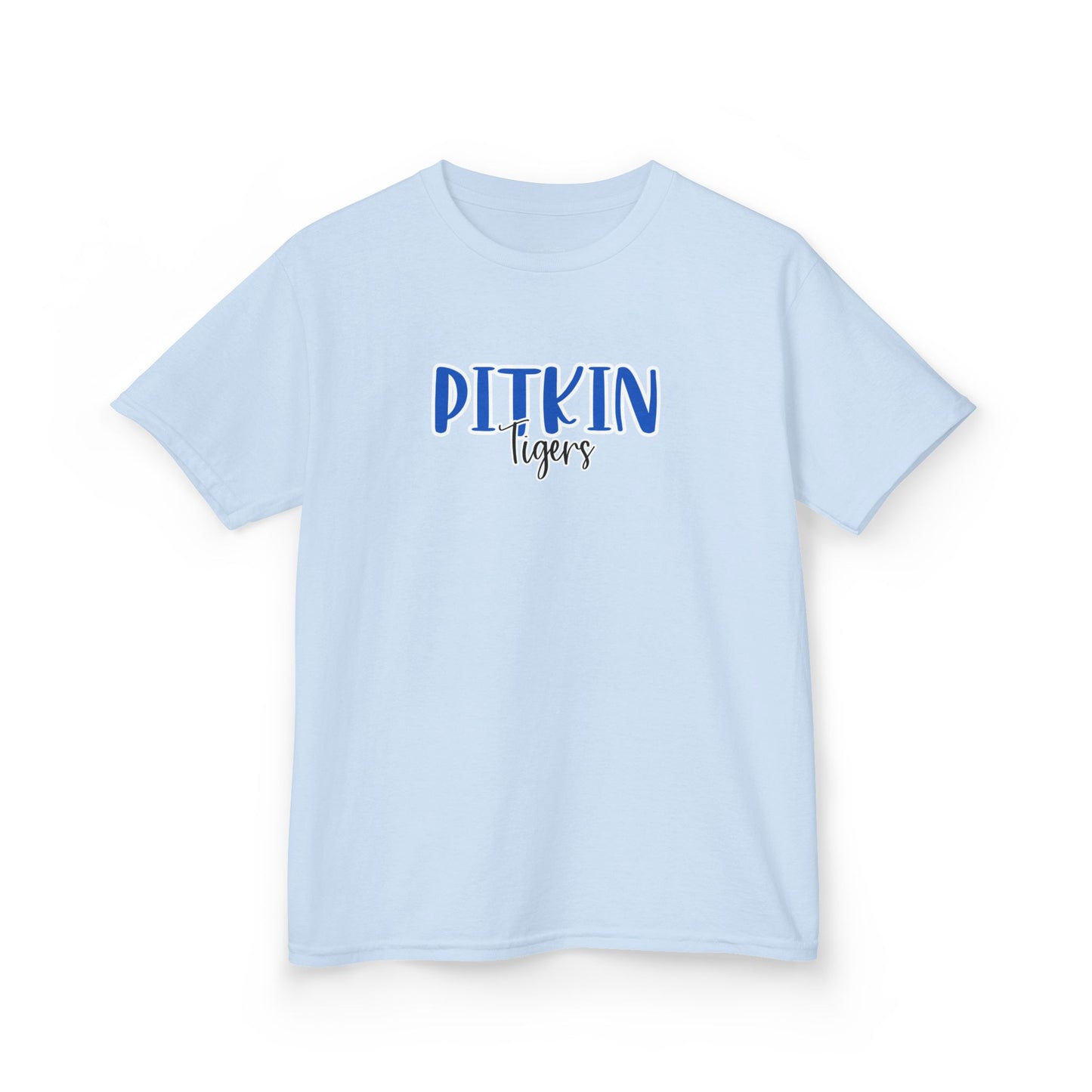 Gildan Kids Heavy Cotton Tee with Pitkin Tigers Style 2 Design, Cute Children's T-Shirt, School Spirit Apparel, Gift for Young Fans, Sporty Kids Wear