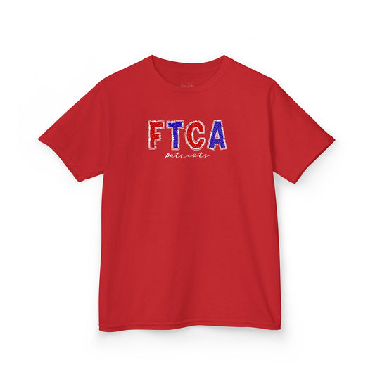 Gildan Kids Heavy Cotton Tee with Faith Training Patriots Design, Cute Children's T-Shirt, School Spirit Apparel, Gift for Young Fans, Sporty Kids Wear