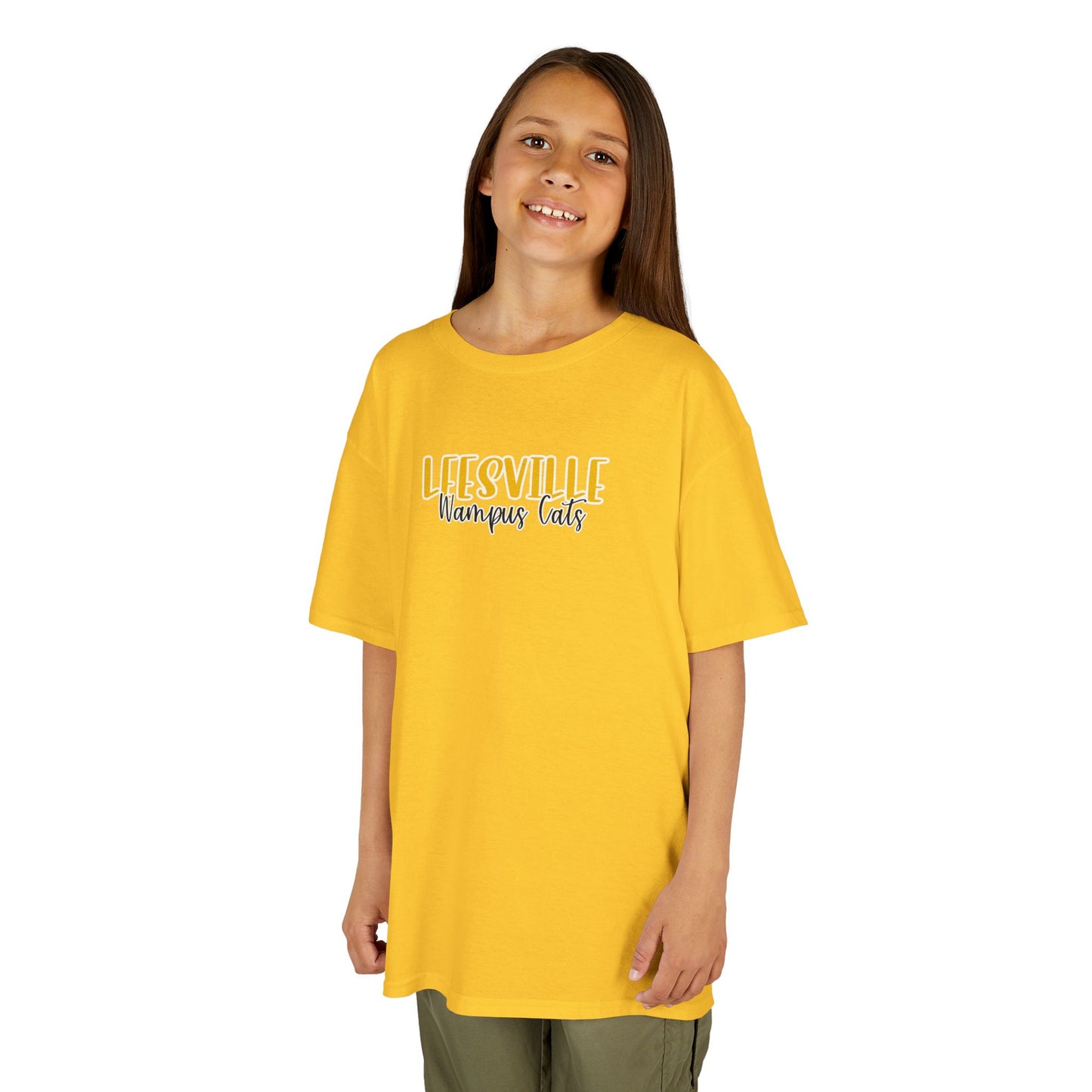 Gildan Kids Heavy Cotton Tee Leesville Wampus Cats Style 2
