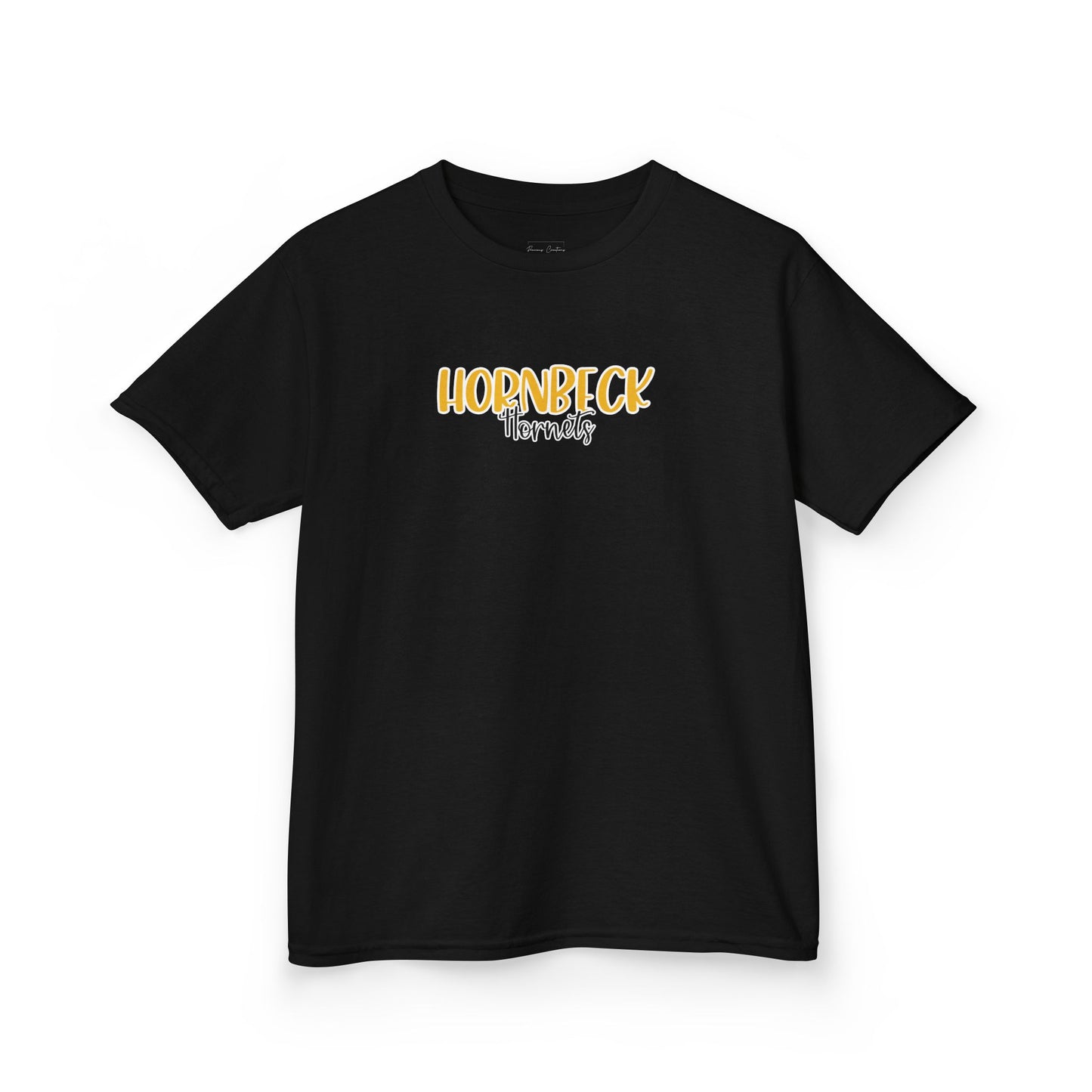 Gildan Kids Heavy Cotton Tee with Hornbeck Hornets Style 2 Design, Cute Children's T-Shirt, School Spirit Apparel, Gift for Young Fans, Sporty Kids Wear