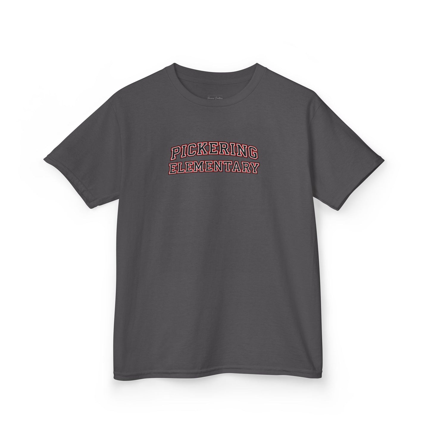 Custom Name Gildan Kids Heavy Cotton Tee with Pickering Design, Cute Children's T-Shirt, School Spirit Apparel, Gift for Young Fans, Sporty Kids Wear