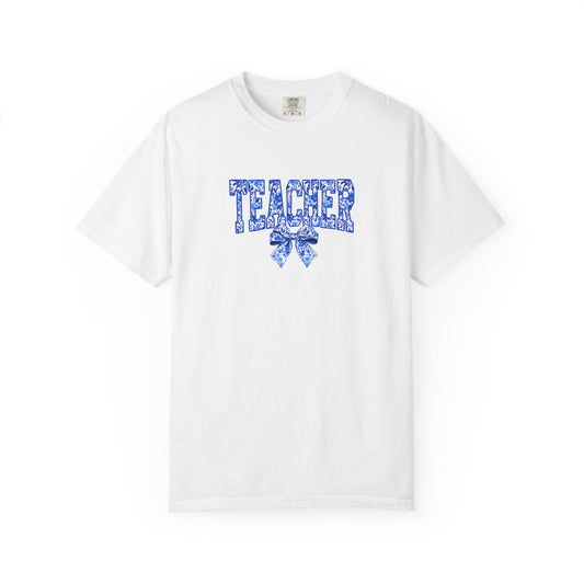 Comfort Colors Teacher Garment-Dyed T-Shirt, Gift for Educators, Back-to-School Attire, Teacher Appreciation, Fun Classroom Wear, Cozy Casual Tee