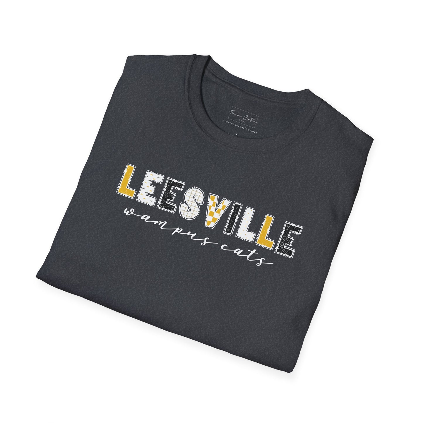 Copy of Gildan Leesville Wampus Cats Unisex Softstyle T-Shirt, Cute Graphic Tee, Team Spirit Shirt, Casual Wear, Gift for Fans