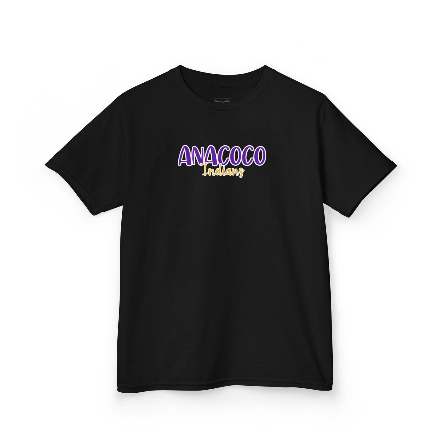 Gildan Kids Heavy Cotton Tee with Anacoco Indians Style 2 Design, Cute Children's T-Shirt, School Spirit Apparel, Gift for Young Fans, Sporty Kids Wear