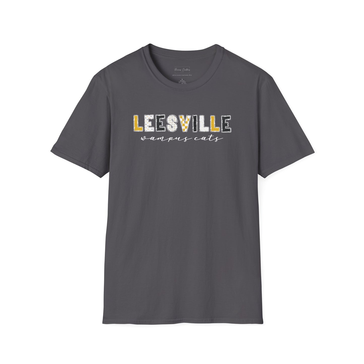 Copy of Gildan Leesville Wampus Cats Unisex Softstyle T-Shirt, Cute Graphic Tee, Team Spirit Shirt, Casual Wear, Gift for Fans