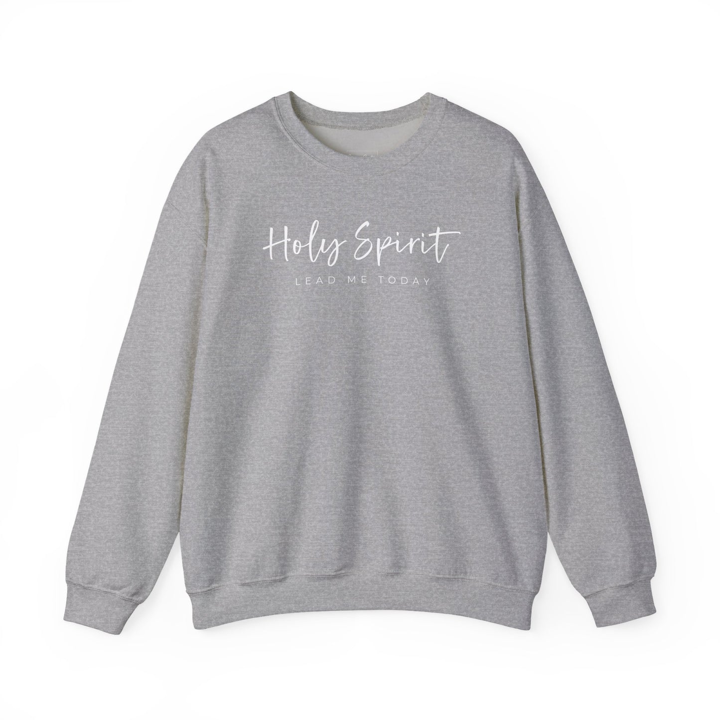 Gildan Comfortable Unisex Crewneck Sweatshirt - "Holy Spirit Lead Me Today" - Faithful Gift, Cozy Wear, Inspirational Apparel, Spiritual [...]
