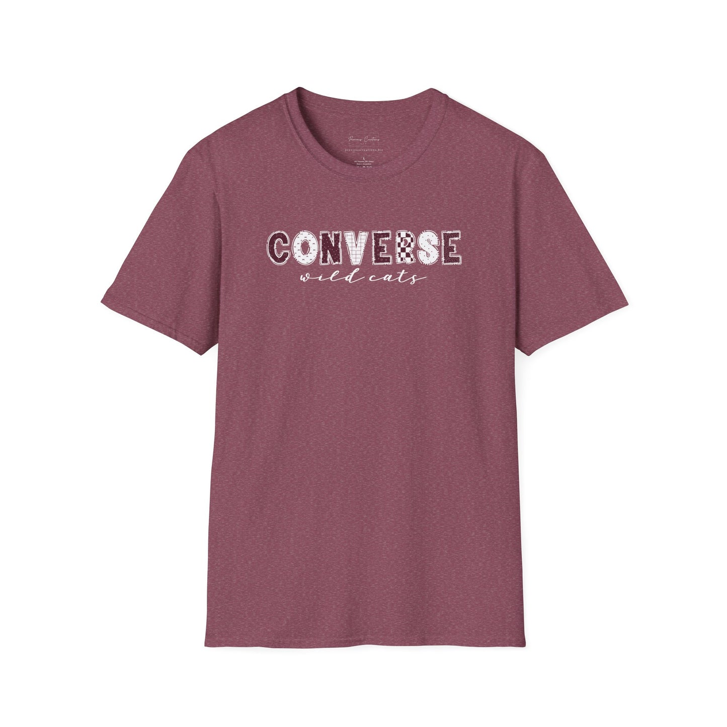 Gildan Converse Wildcats Unisex Softstyle T-Shirt, Cute Graphic Tee, Team Spirit Shirt, Casual Wear, Gift for Fans