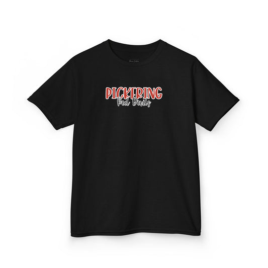 Gildan Kids Heavy Cotton Tee with Pickering Style 2 Design, Cute Children's T-Shirt, School Spirit Apparel, Gift for Young Fans, Sporty Kids Wear