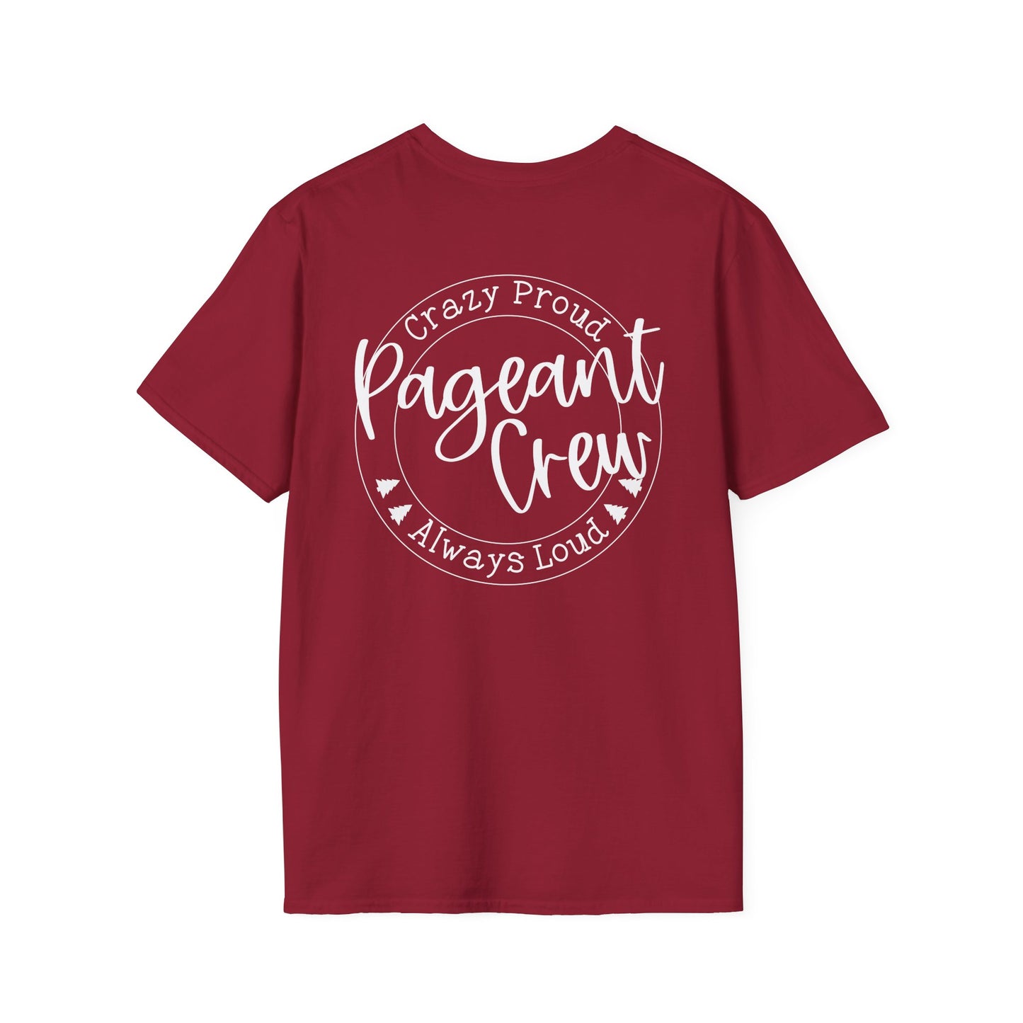 Gordy Fundraiser - Gildan Crazy Proud Pageant Crew T-Shirt | Unisex Softstyle Tee for Pageant Supporters, Event Teams, Gifts, Celebrations, Fundraisers