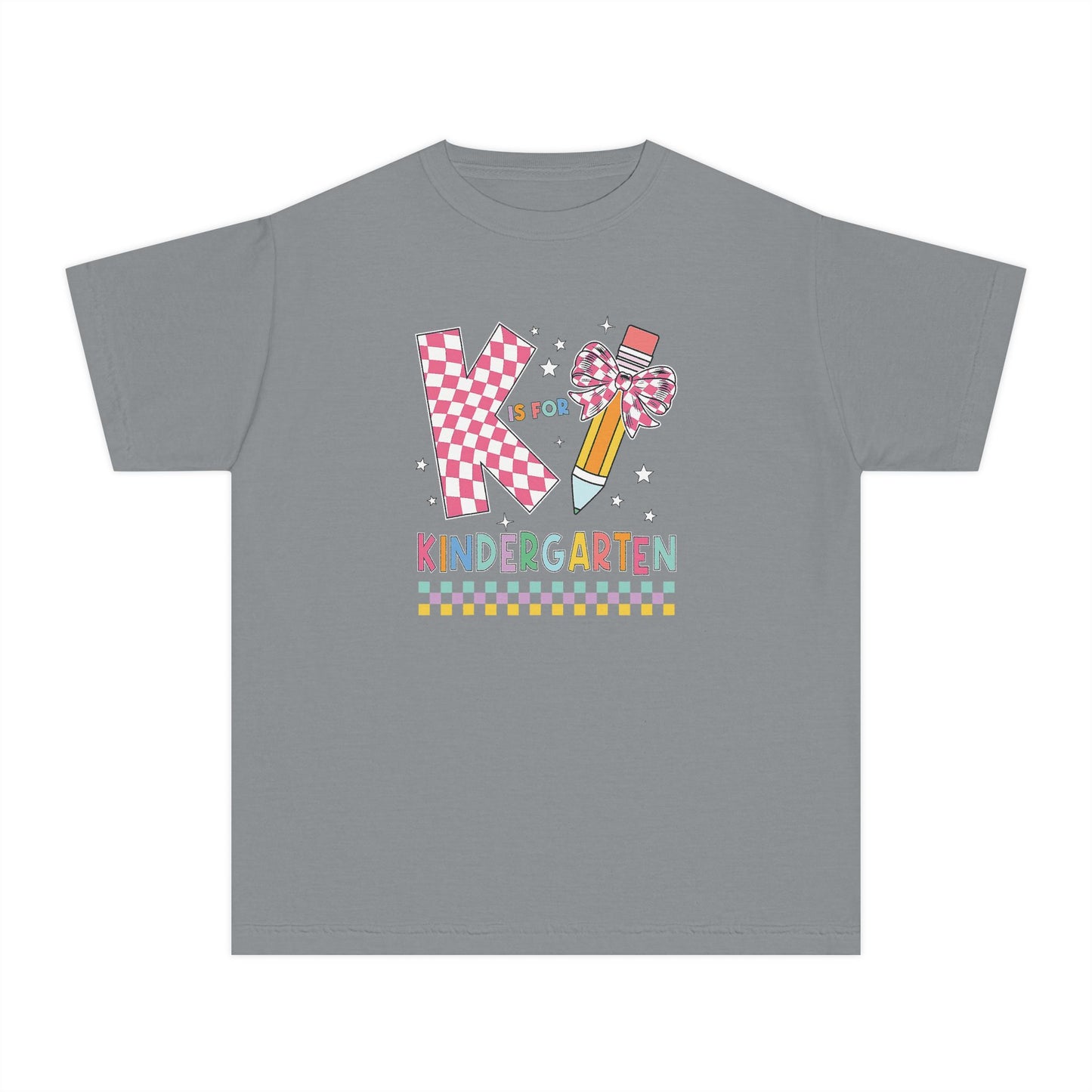 Kindergarten Adventure Youth Tee, Kids School Shirt, Cute Graphic T-Shirt, Back to School Gift, Classroom Outfit, Fun Learning Apparel