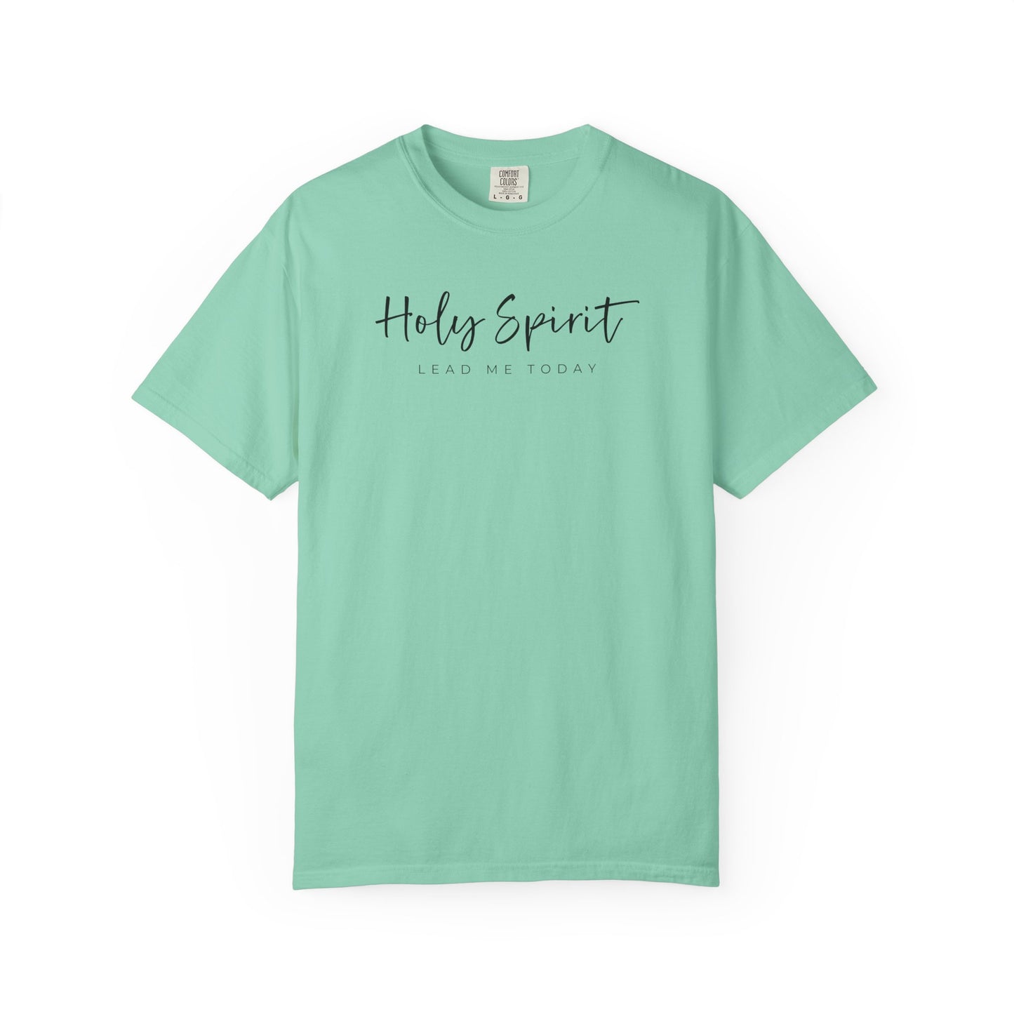 Comfort Colors Holy Spirit Unisex Garment-Dyed T-Shirt - Faith-Based Apparel for Everyday Wear, Spiritual Gift, Christian Tee, Inspirational Clothing