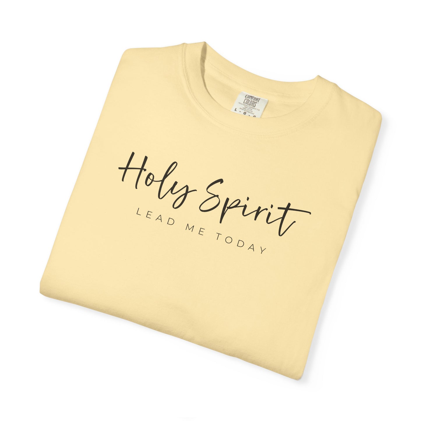 Comfort Colors Holy Spirit Unisex Garment-Dyed T-Shirt - Faith-Based Apparel for Everyday Wear, Spiritual Gift, Christian Tee, Inspirational Clothing