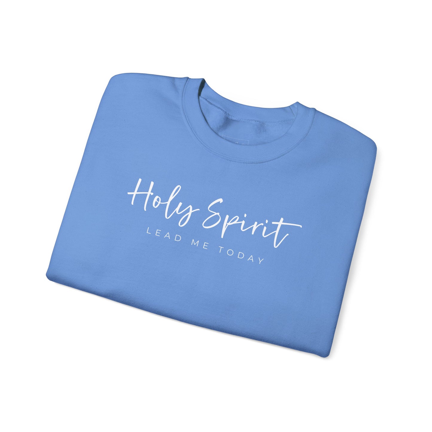 Gildan Comfortable Unisex Crewneck Sweatshirt - "Holy Spirit Lead Me Today" - Faithful Gift, Cozy Wear, Inspirational Apparel, Spiritual [...]
