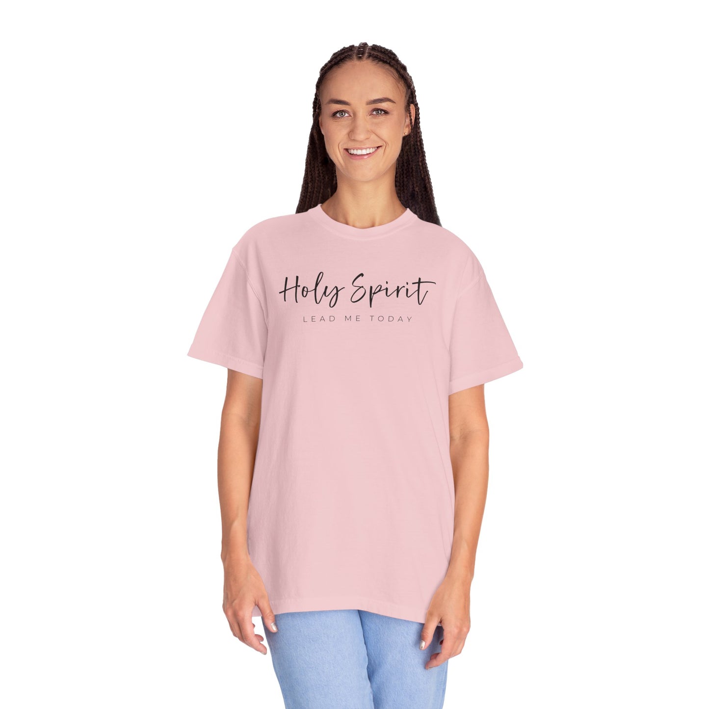 Comfort Colors Holy Spirit Unisex Garment-Dyed T-Shirt - Faith-Based Apparel for Everyday Wear, Spiritual Gift, Christian Tee, Inspirational Clothing