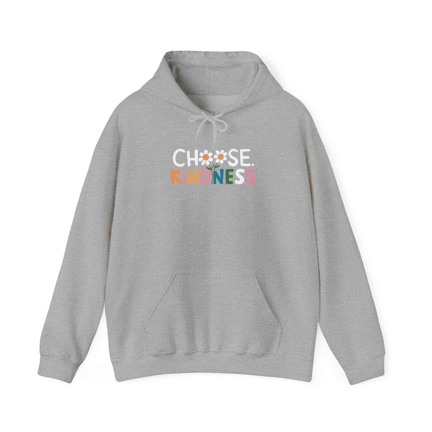 Gildan Choose Kindness Hoodie, Comfortable Sweatshirt, Gift for Friends, Inspirational Apparel, Cozy Layering