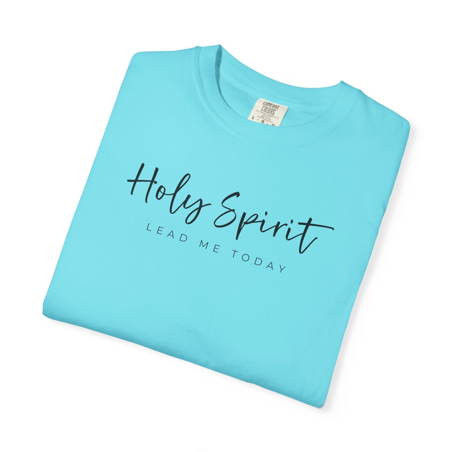 Comfort Colors Holy Spirit Unisex Garment-Dyed T-Shirt - Faith-Based Apparel for Everyday Wear, Spiritual Gift, Christian Tee, Inspirational Clothing