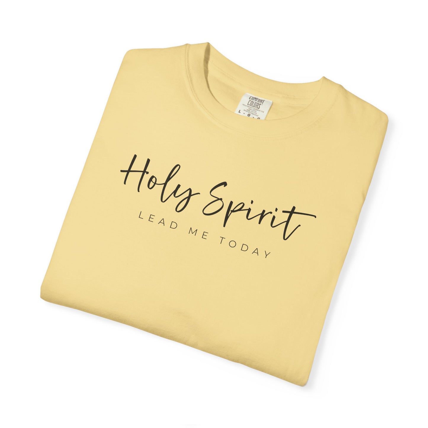 Comfort Colors Holy Spirit Unisex Garment-Dyed T-Shirt - Faith-Based Apparel for Everyday Wear, Spiritual Gift, Christian Tee, Inspirational Clothing